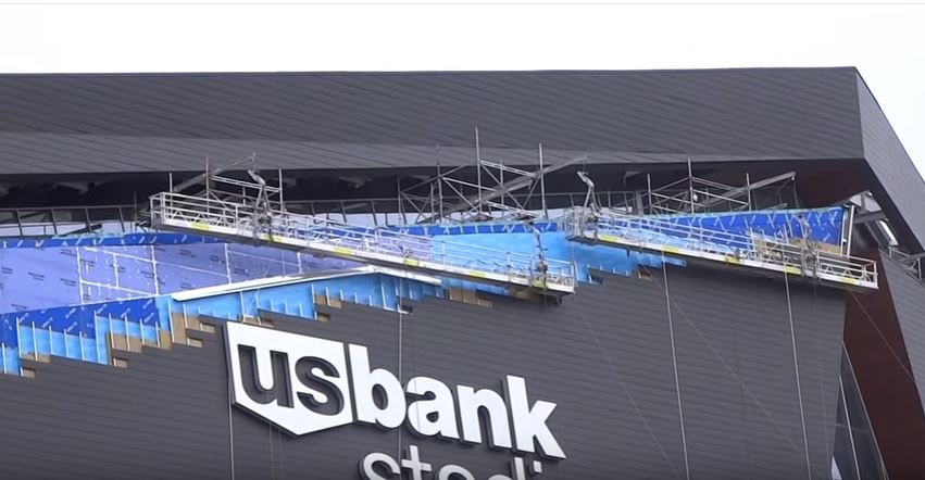 US Bank Stadium Minneapolis scaffold gallery image 4
